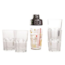 Luminarc Samba Mojito Doos 4x40 cl New America 1x58 cl Shaker
