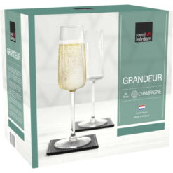 Royal Leerdam Grandeur 22 cl Champagne Flute Doos 6 stuks