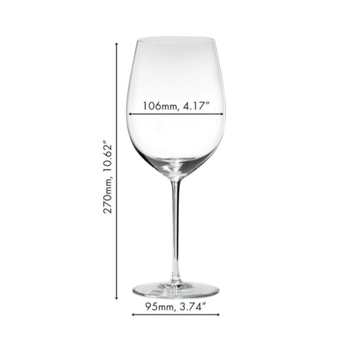 Riedel Sommeliers 86 cl Wijnglas Bordeaux Grand Cru Doos 4 Stuks - Afbeelding 2