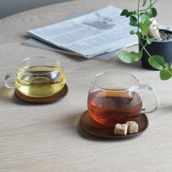 KINTO UNITEA 10 x 10 cm Walnoot Tray 'Coaster'